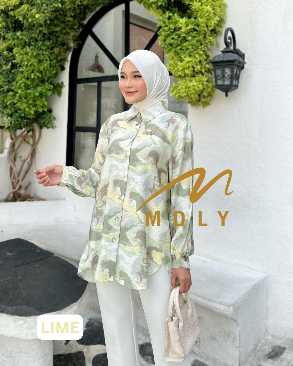 MDLY baju kemeja atasan Eve Shirt by Mdly