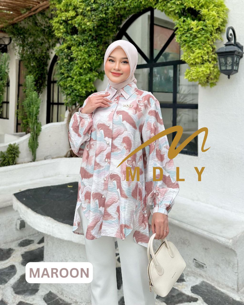 MDLY baju kemeja atasan Eve Shirt by Mdly