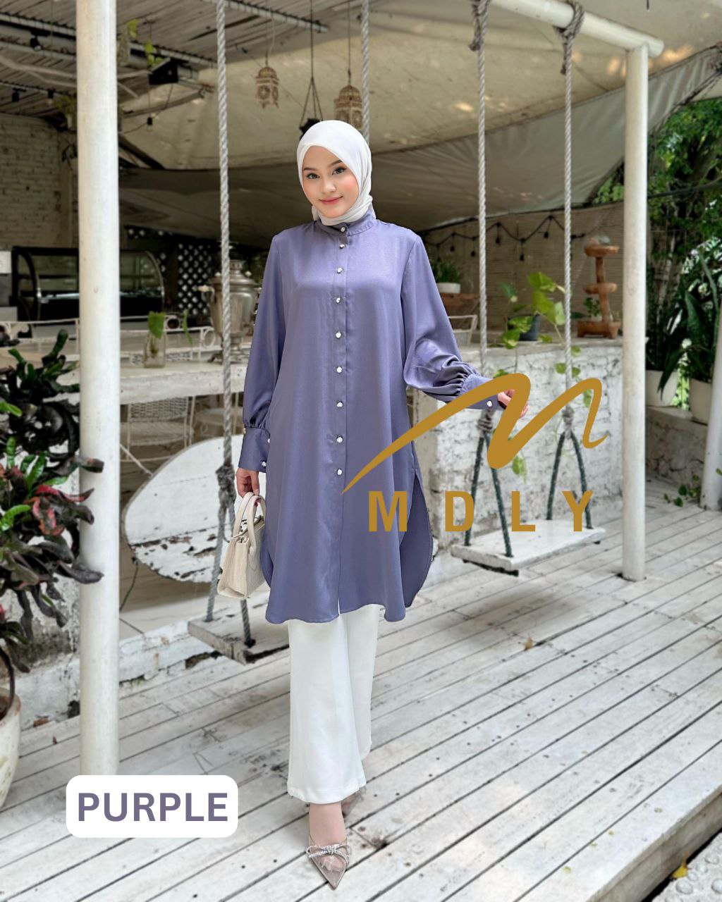MDLY baju atasan tunik wanita Alika Tunic by Mdly