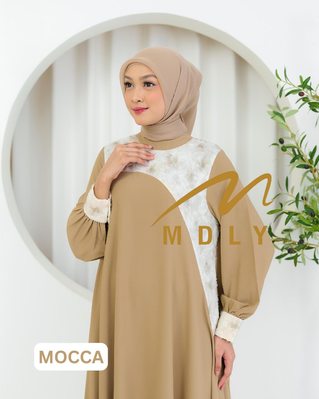 MDLY baju gamis wanita muslim Canary Dress by Mdly