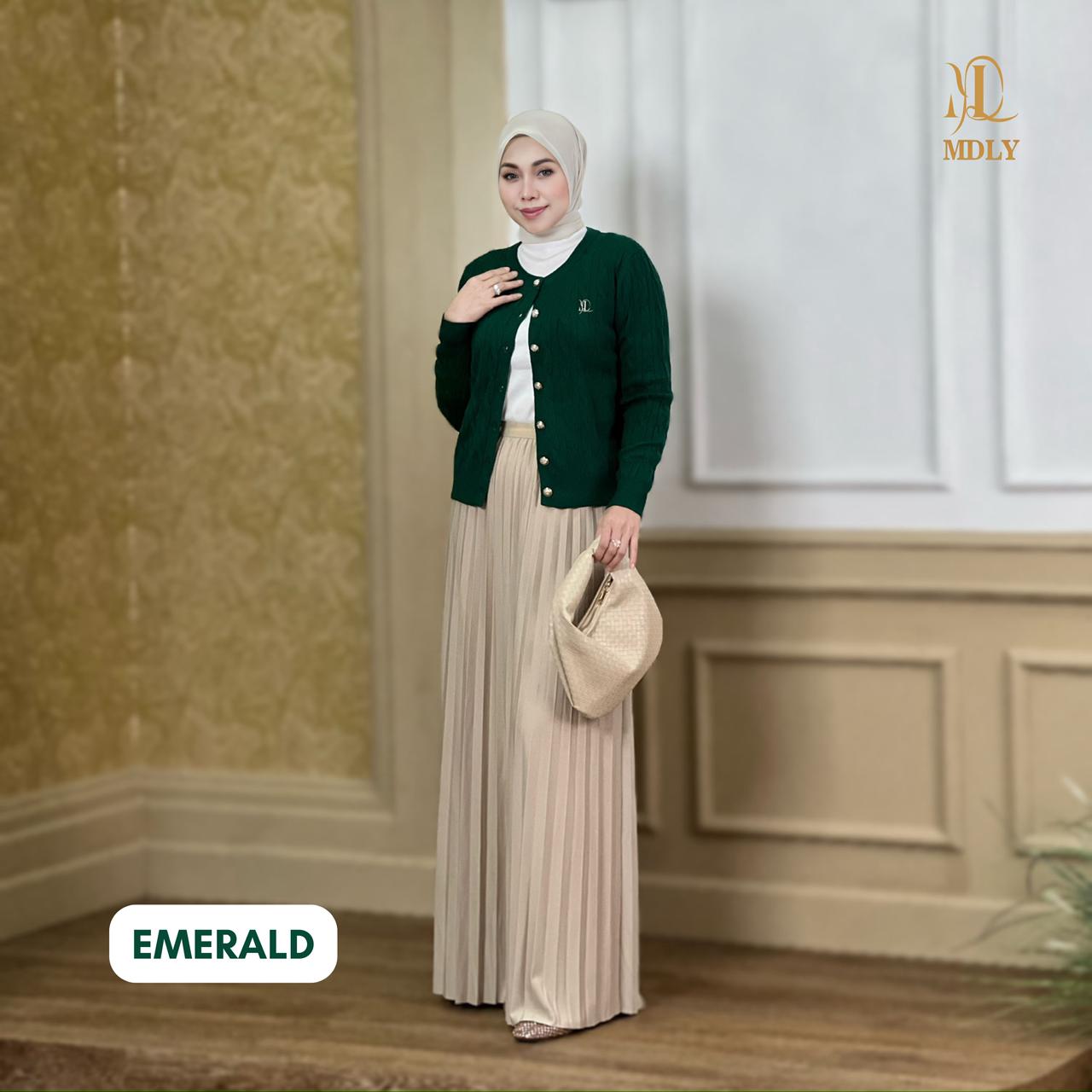 Classic Cable Knit Cardigan by MDLY