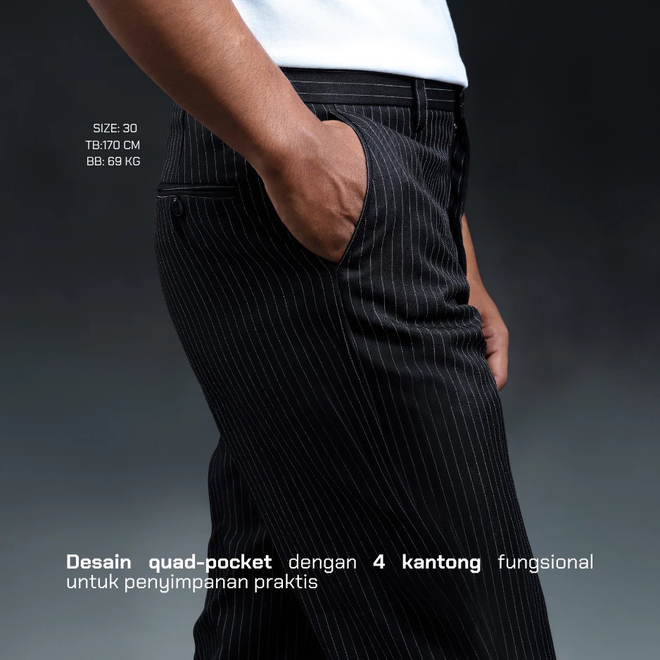 Lino Stripe Pants
