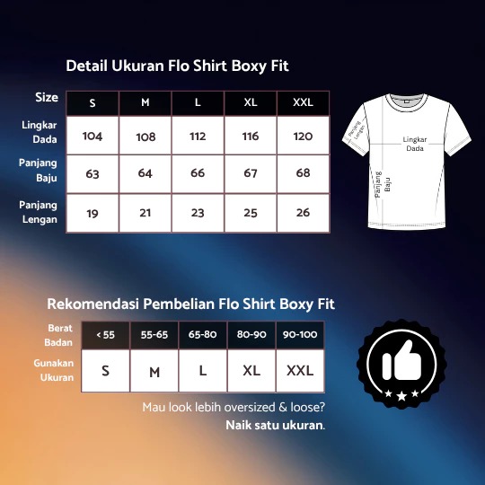  FLO Shirt Kaos Boxy