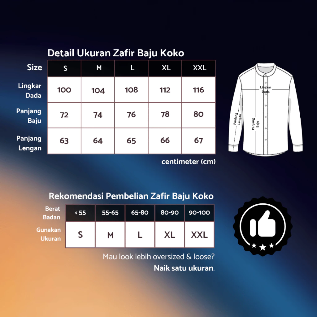 Zafir Kemeja Koko