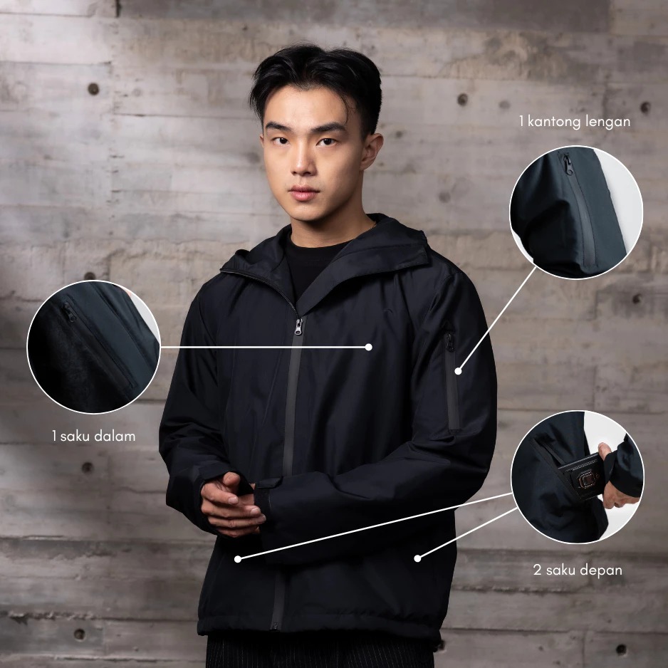 Noir Jacket Gorpcore