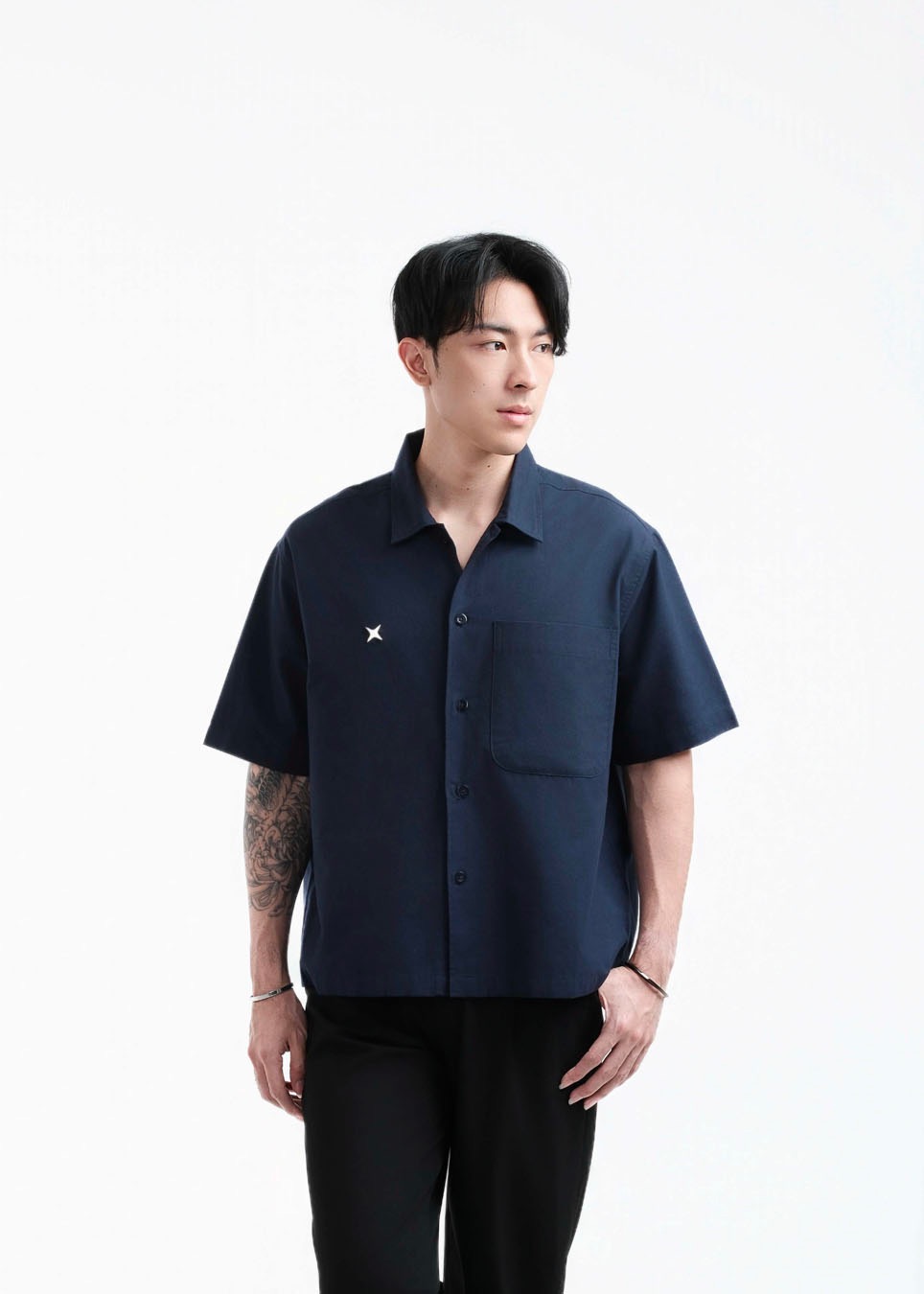 TIMTSHI Blueprint Shirt NAVY