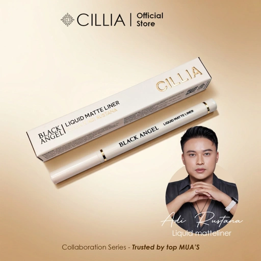 Image of Eyeliner Black Angel Cillia X Adi Rustana Super Black