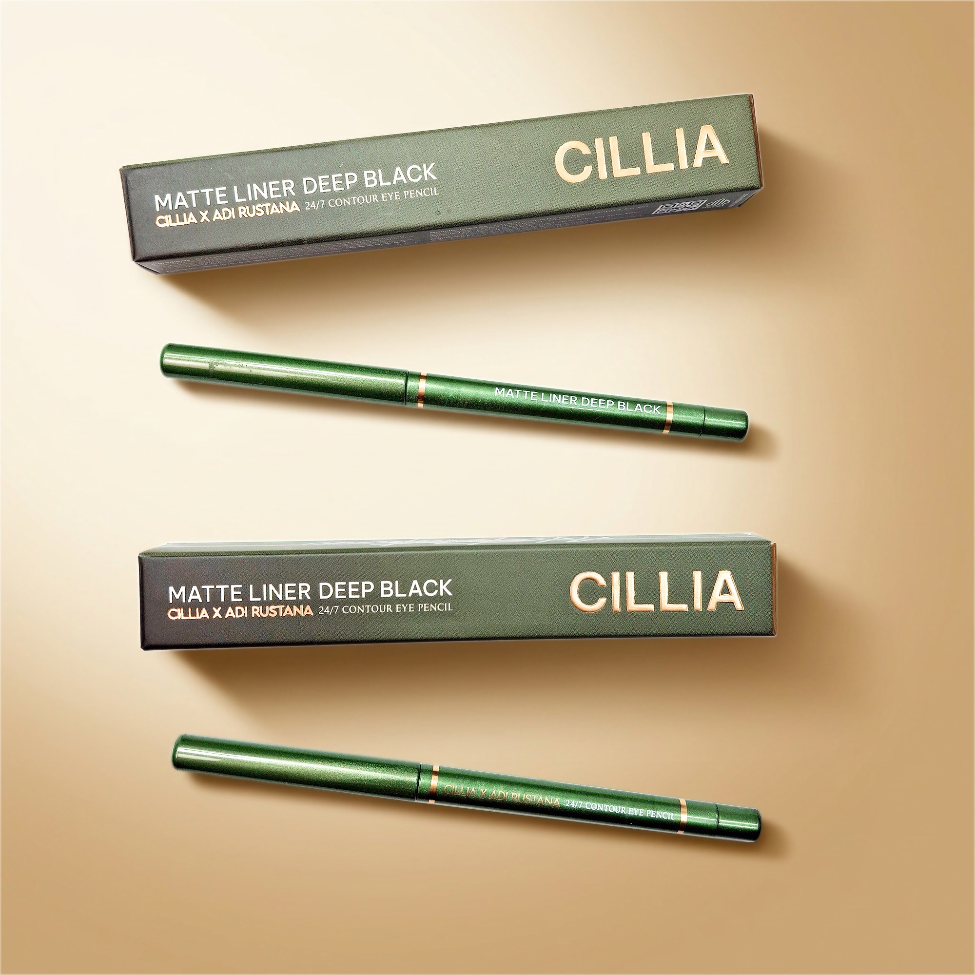 Eye Pencil Matte Liner Deep Black 24/7 Countour - Cillia X Adi Rustana