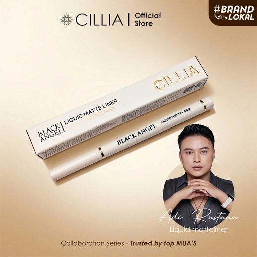 Eyeliner Black Angel Cillia X Adi Rustana Super Black