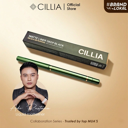Eye Pencil Matte Liner Deep Black 24/7 Countour - Cillia X Adi Rustana