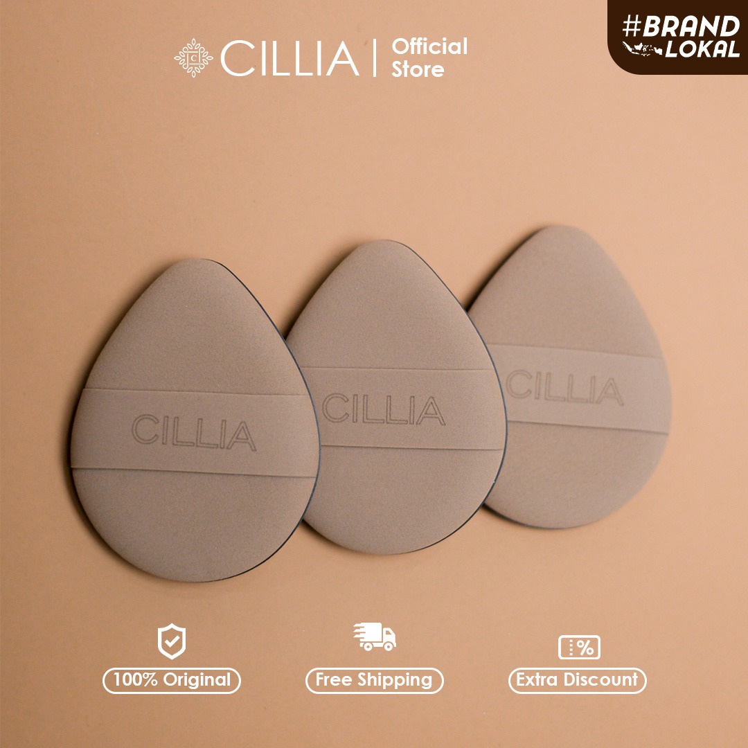 Cillia Vanilla Makeup Puff