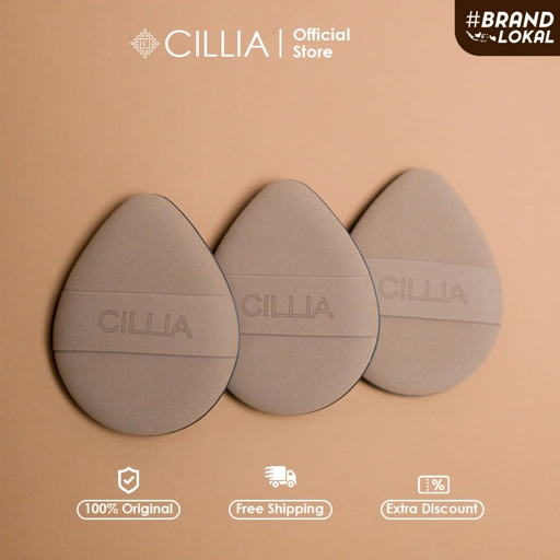 Cillia Vanilla Makeup Puff