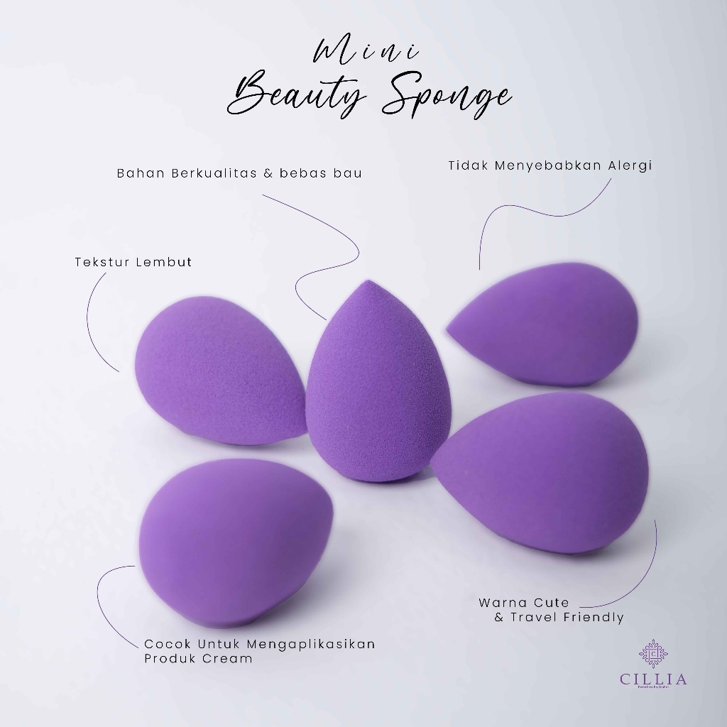 Malva Beauty Blender (Isi 5 Pcs)