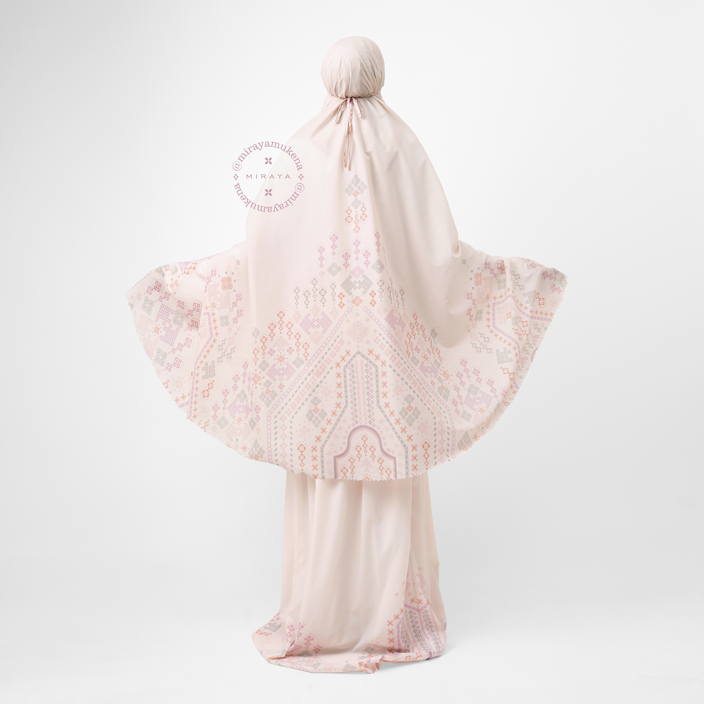 Mukena Compact Miraya Myriad Creme