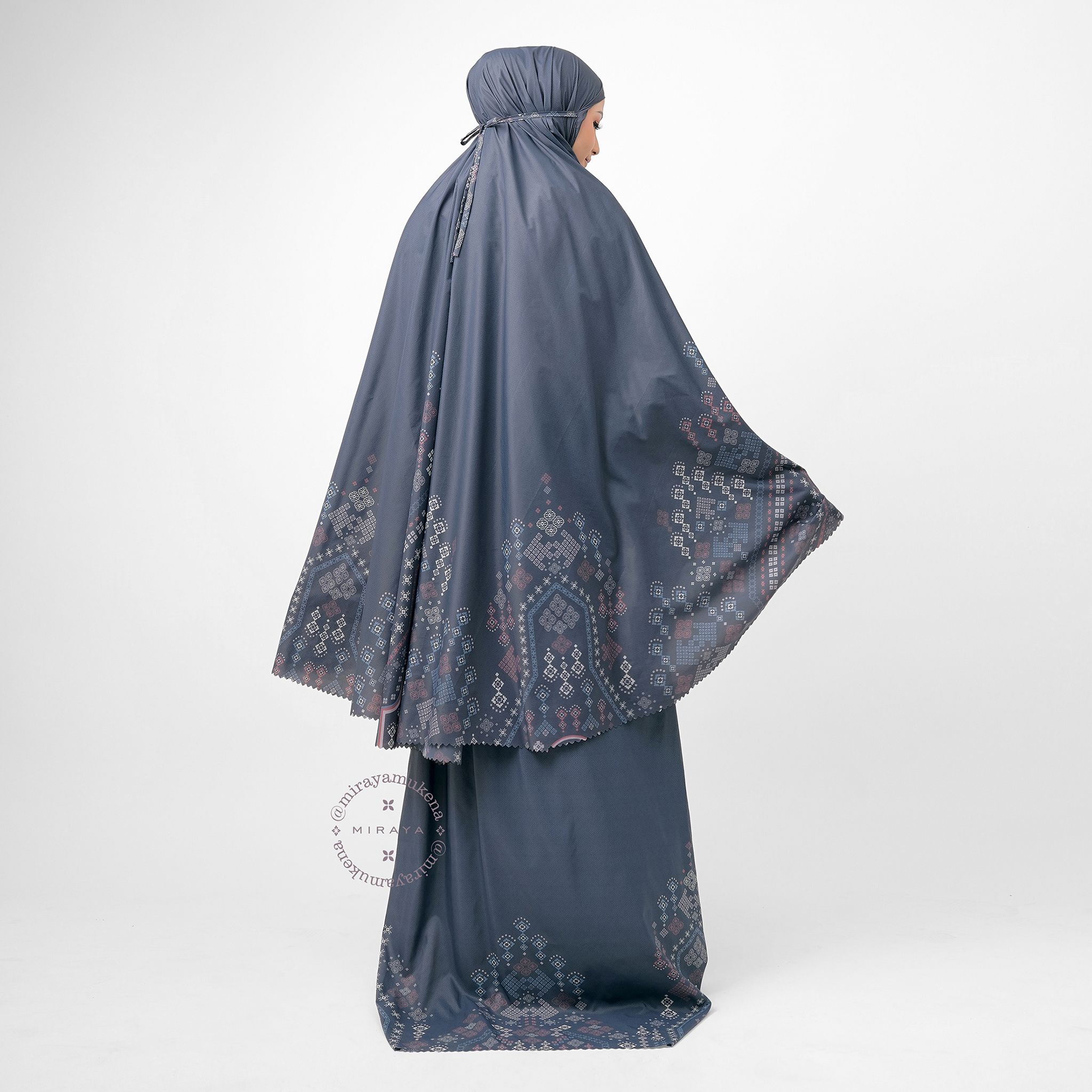 Mukena Compact Miraya Myriad Navy