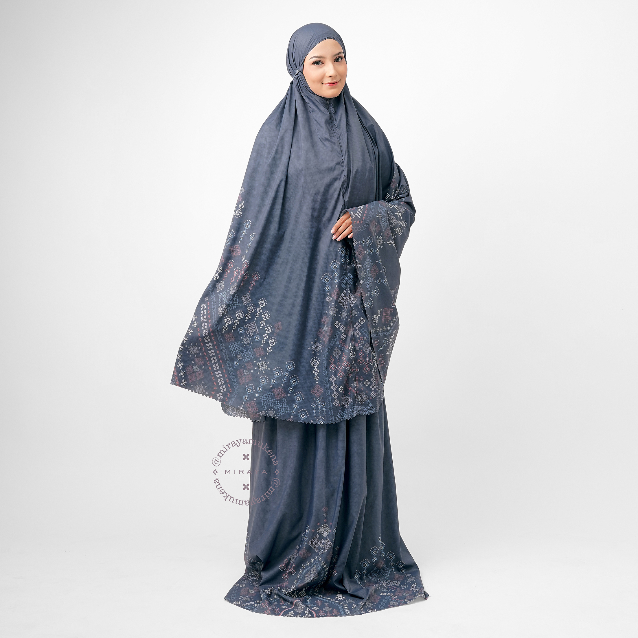 Mukena Compact Miraya Myriad Navy