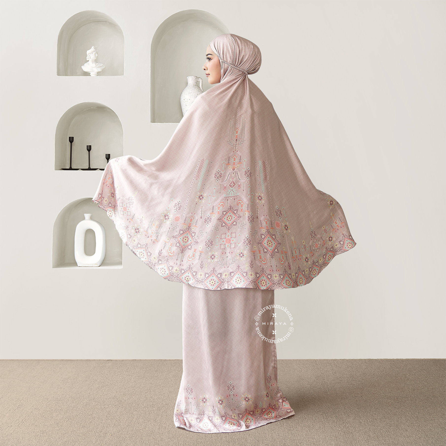 Hampers Set Miraya Folk Dust Peach