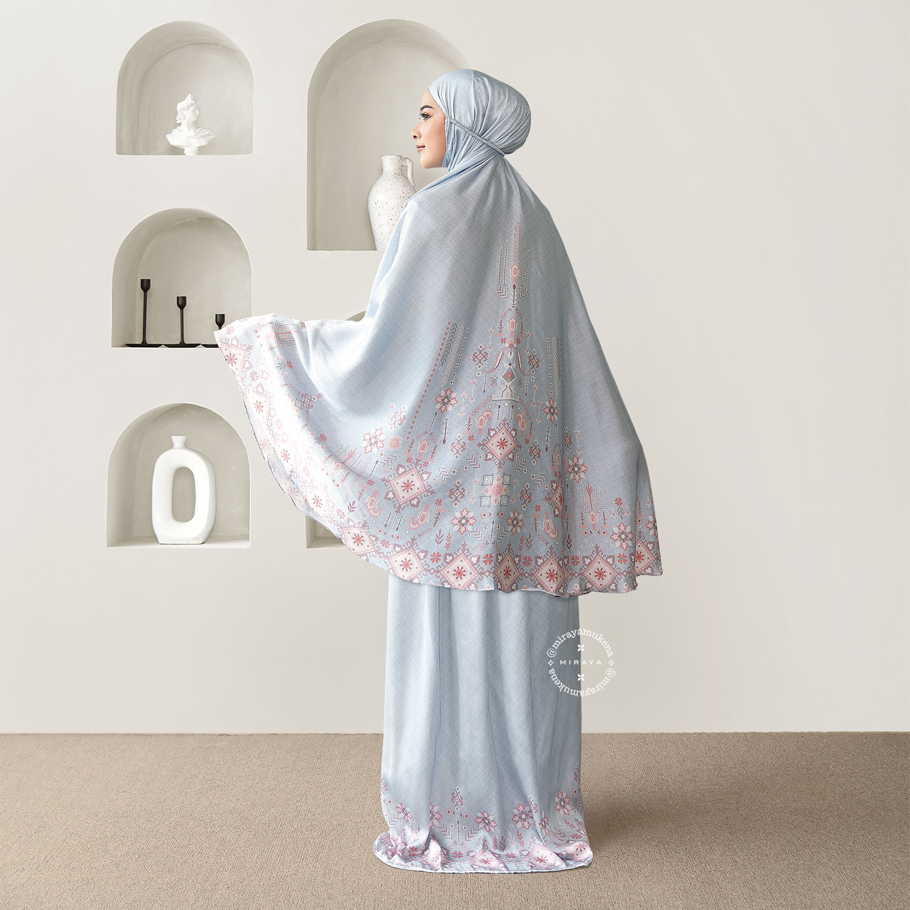Hampers Set Miraya Folk Light Blue