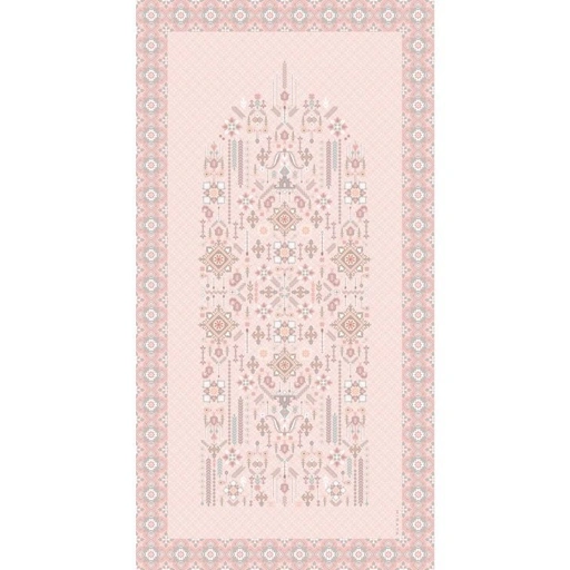 Image of Sajadah Lipat Taslan Miraya Folk Blush