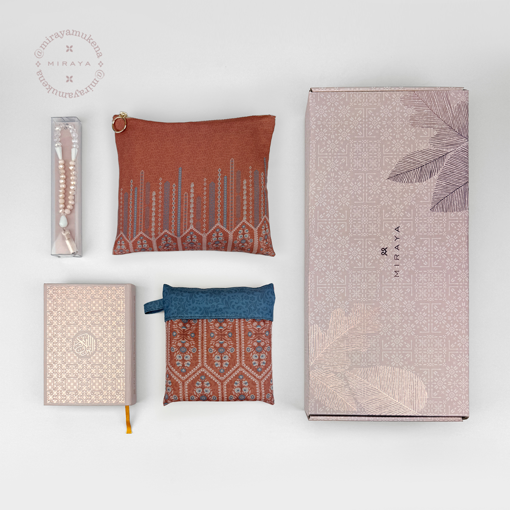 Hampers Set Miraya Frilly Brique