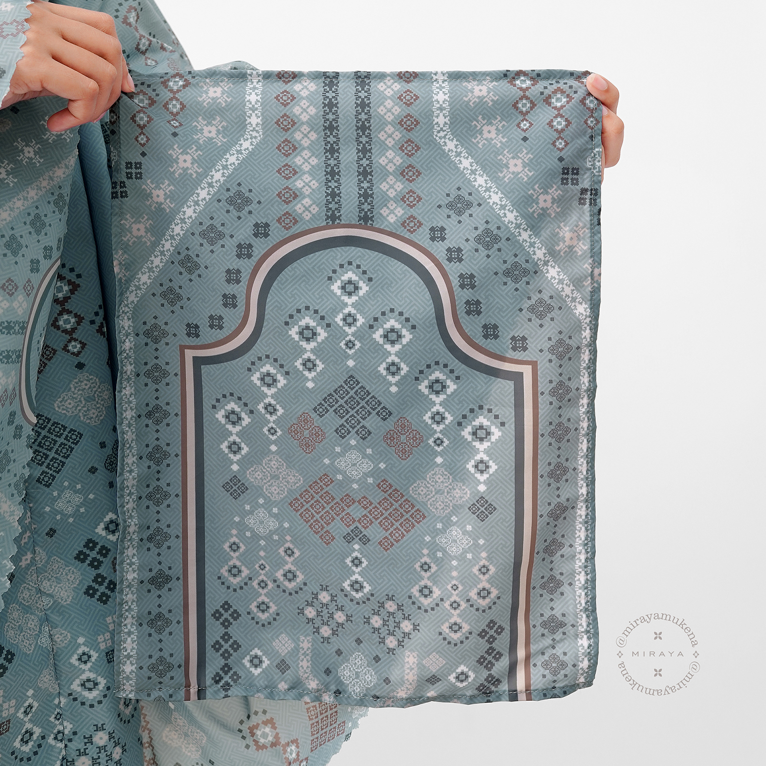 Mukena Compact Miraya Myriad Steel
