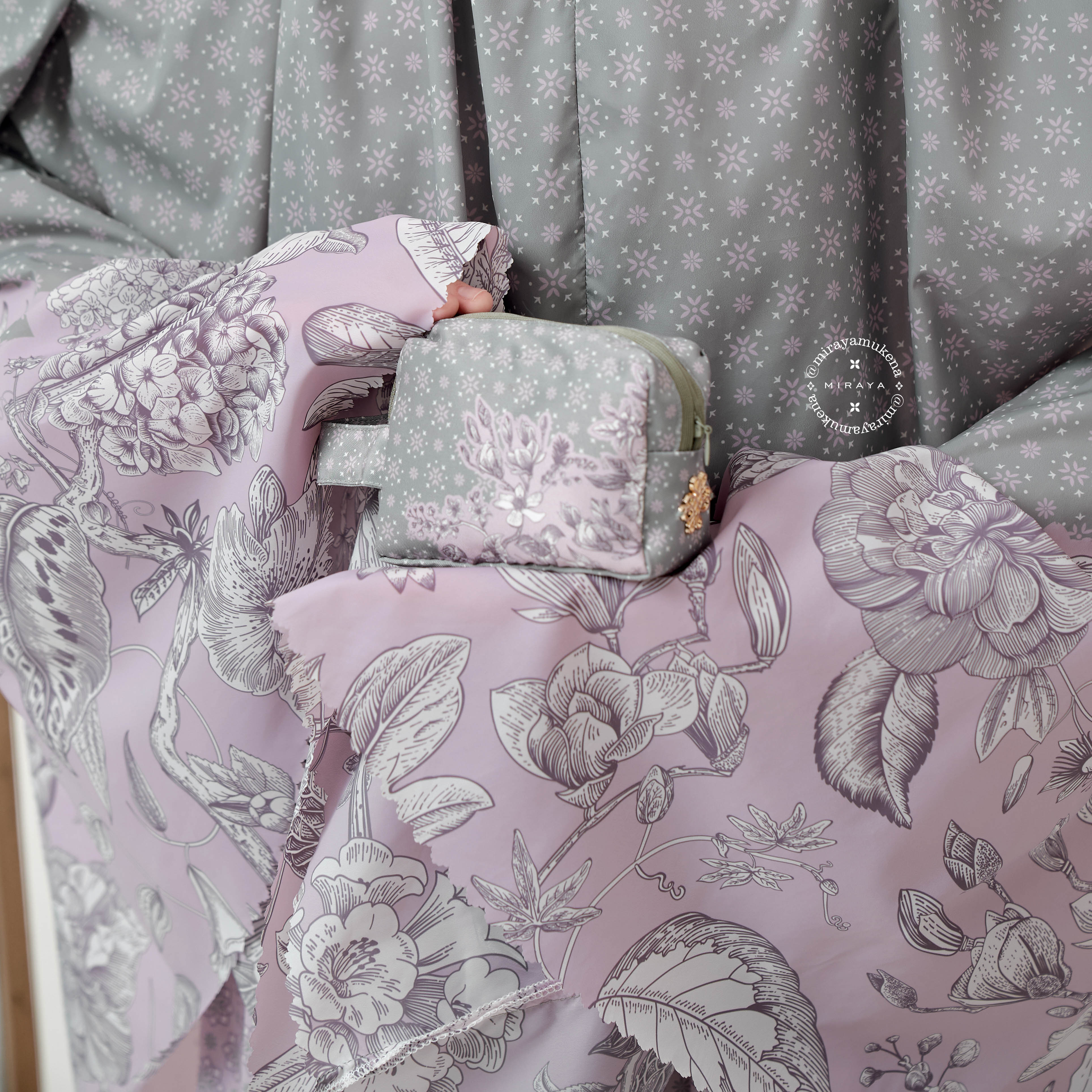 Mukena Compact Miraya Grandflora Matcha