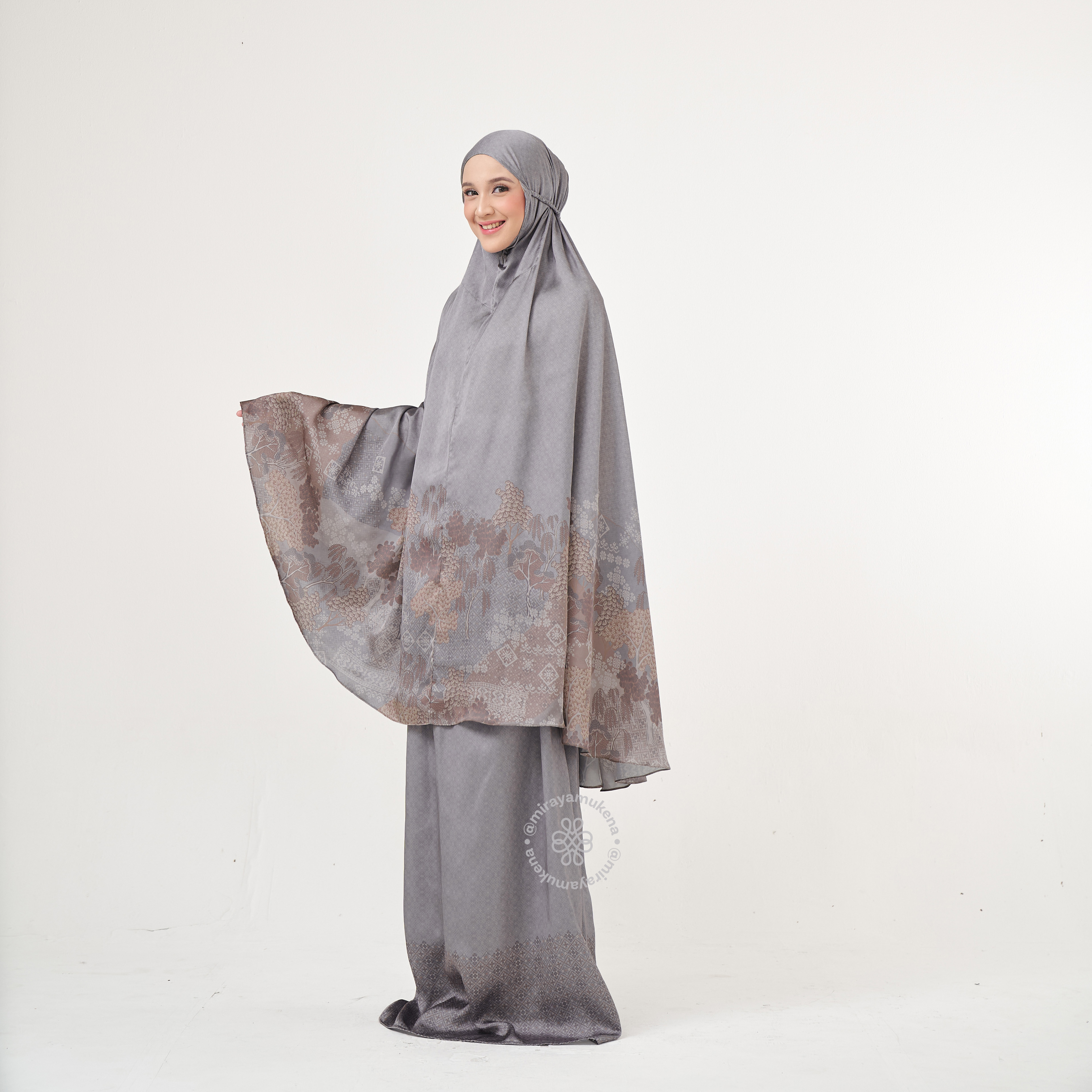 Mukena Travel Printing Miraya Jardin Stone