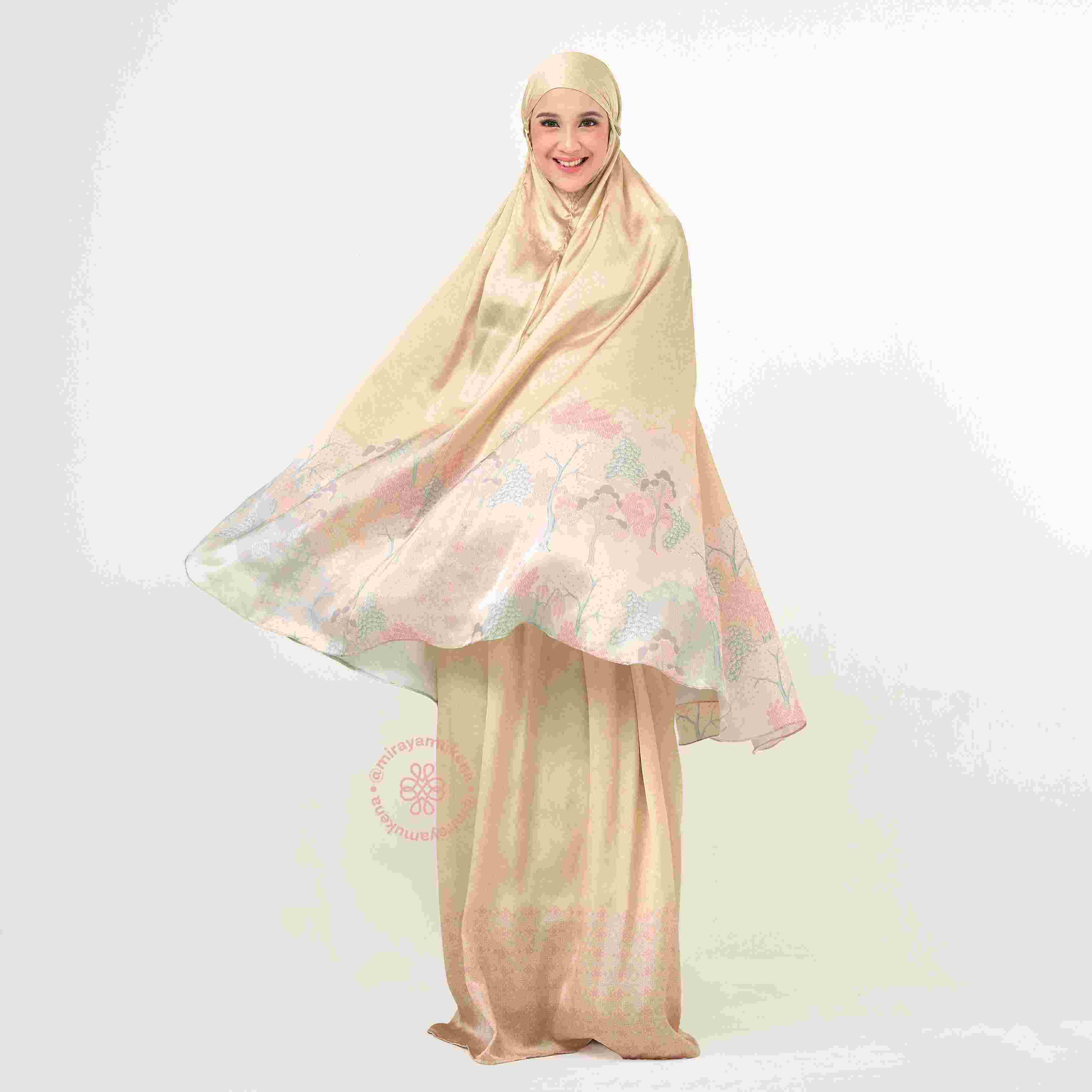 Mukena Travel Printing Miraya Jardin Sunbeam