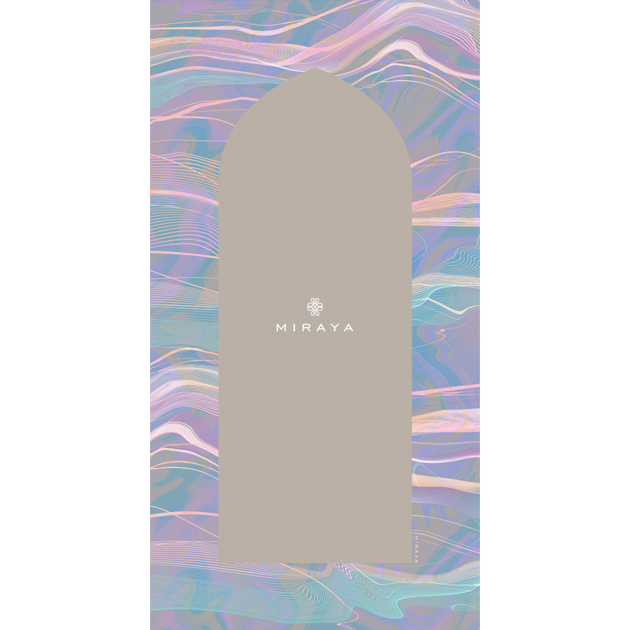 Hampers Mukena Sajadah Miraya Flare Pearl Grey