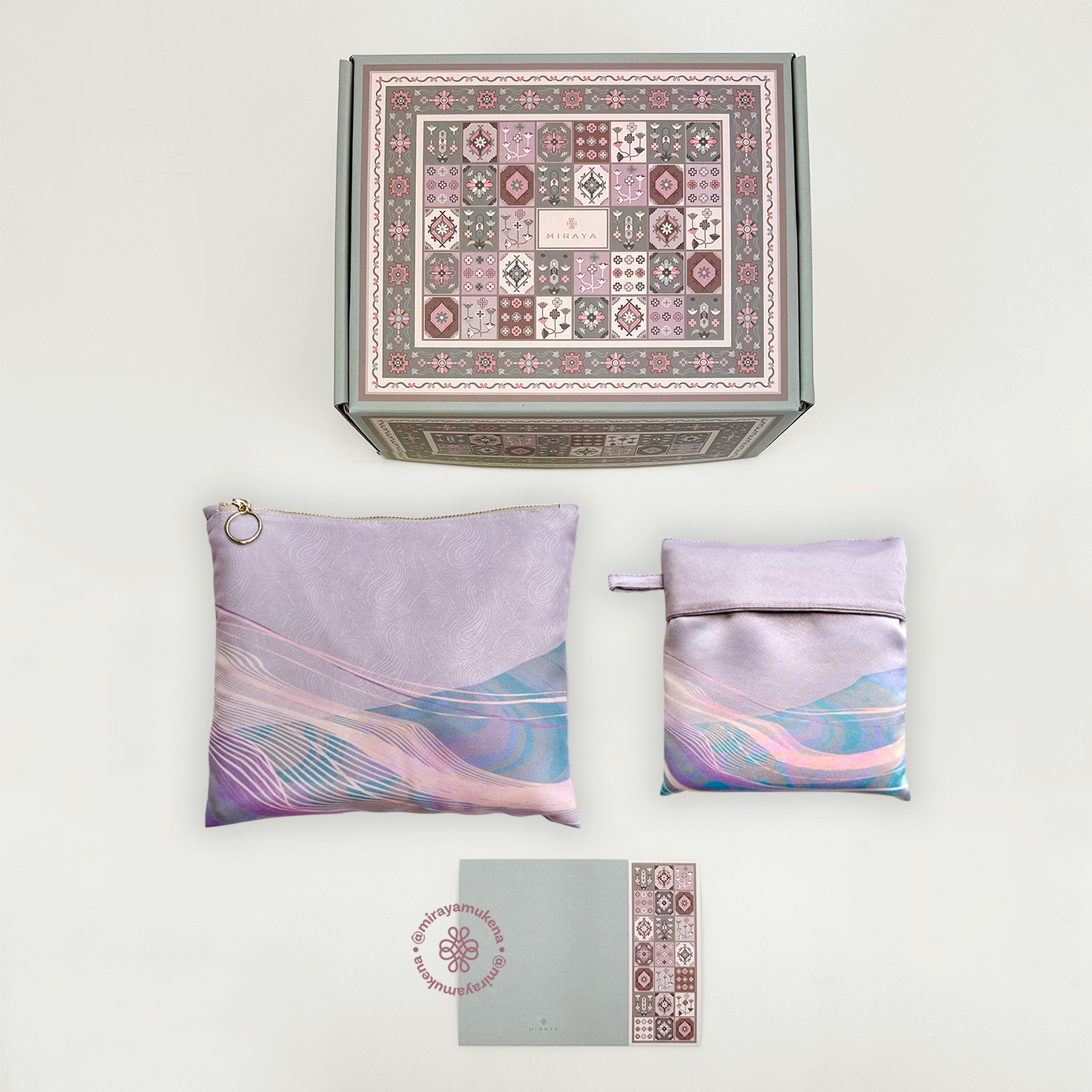 Hampers Mukena Sajadah Miraya Flare Sweetpea