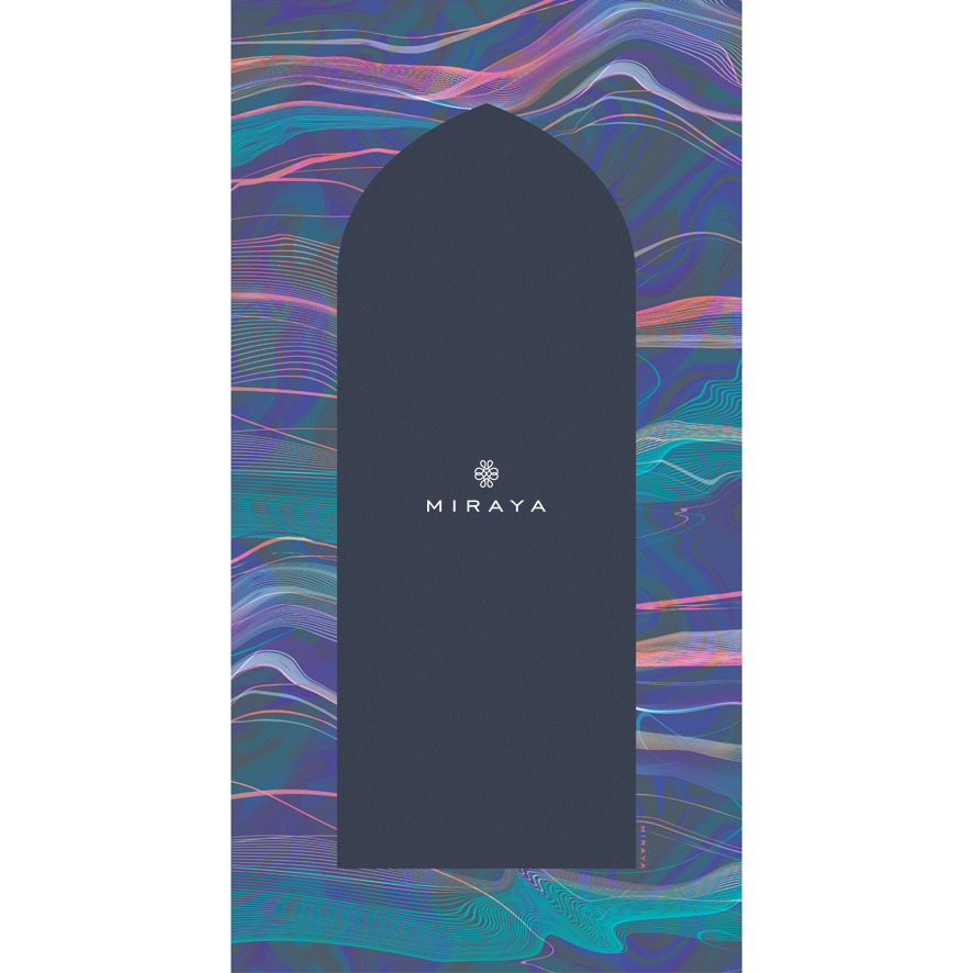 Hampers Mukena Sajadah Miraya Flare Navy