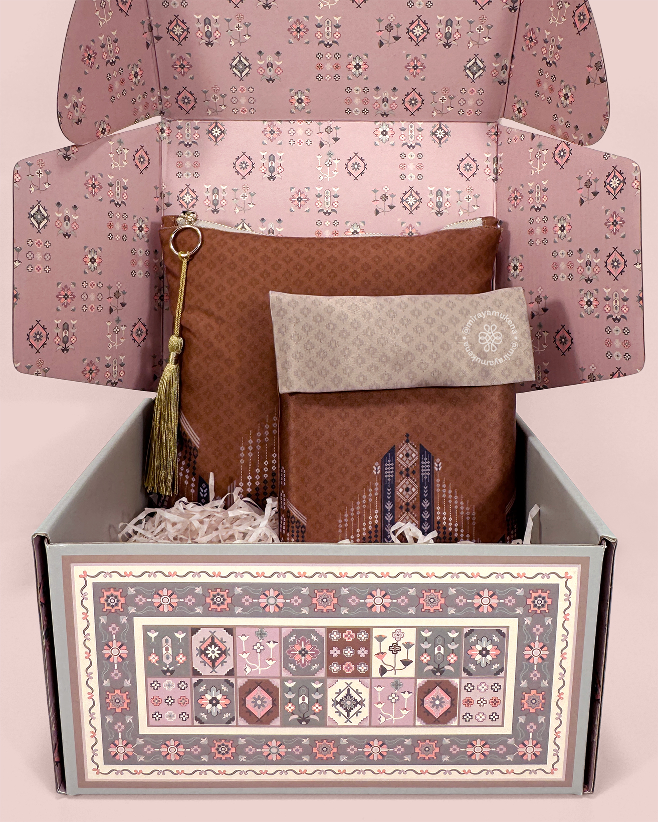Hampers Mukena Sajadah Miraya Serene Copper