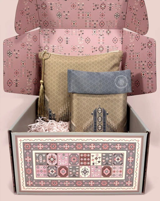 Image of Hampers Mukena Sajadah Miraya Serene Gold