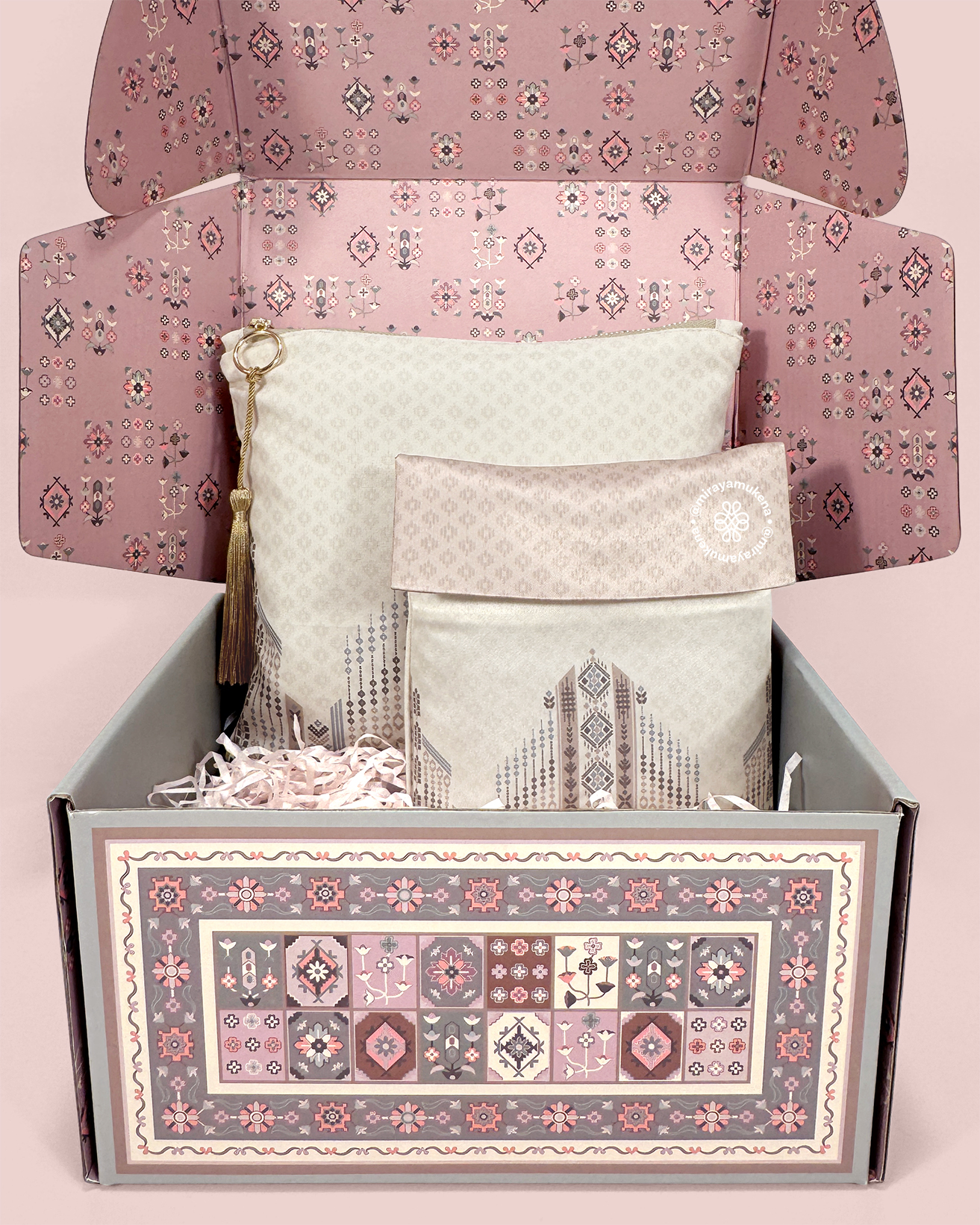 Hampers Mukena Sajadah Miraya Serene Ivory