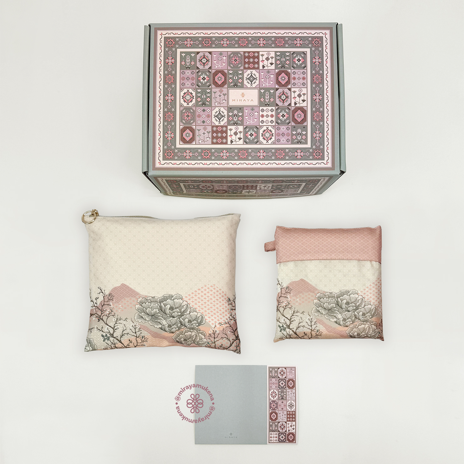 Hampers Mukena Sajadah Miraya Hills Off White