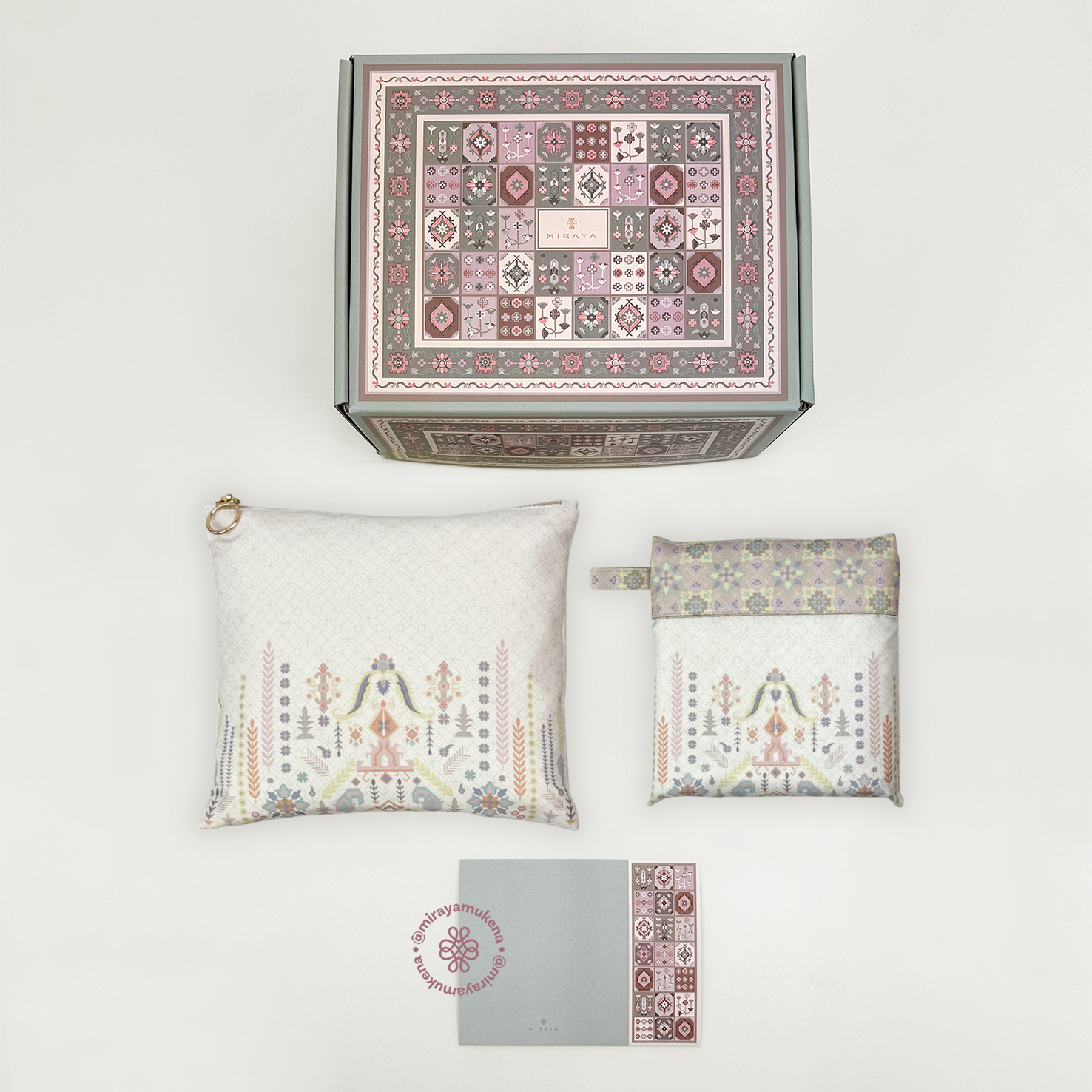 Hampers Mukena Sajadah Miraya Folk BW
