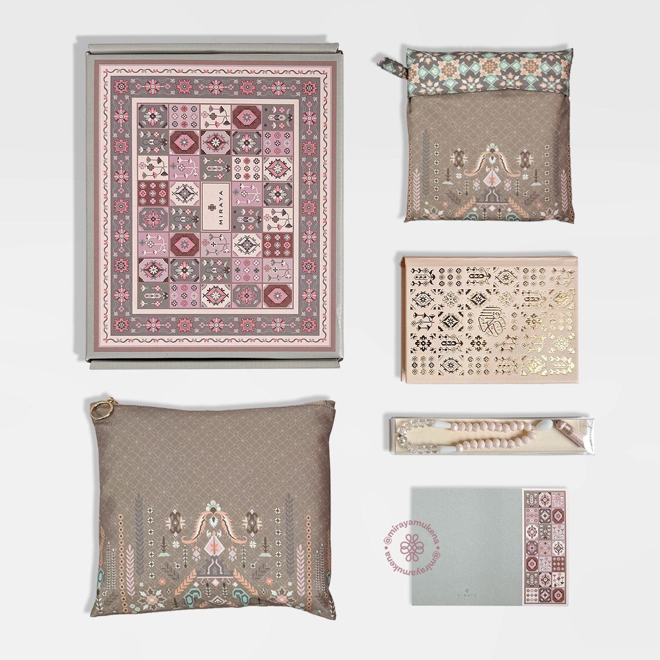 Hampers Set Miraya Folk taupe
