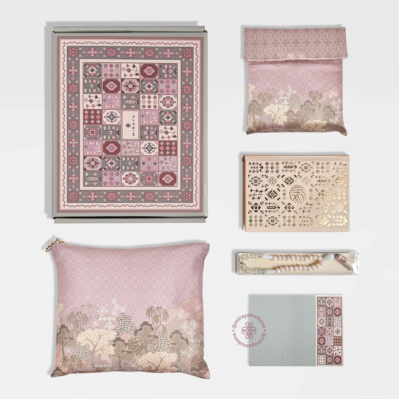 Hampers Set Miraya Jardin Pink