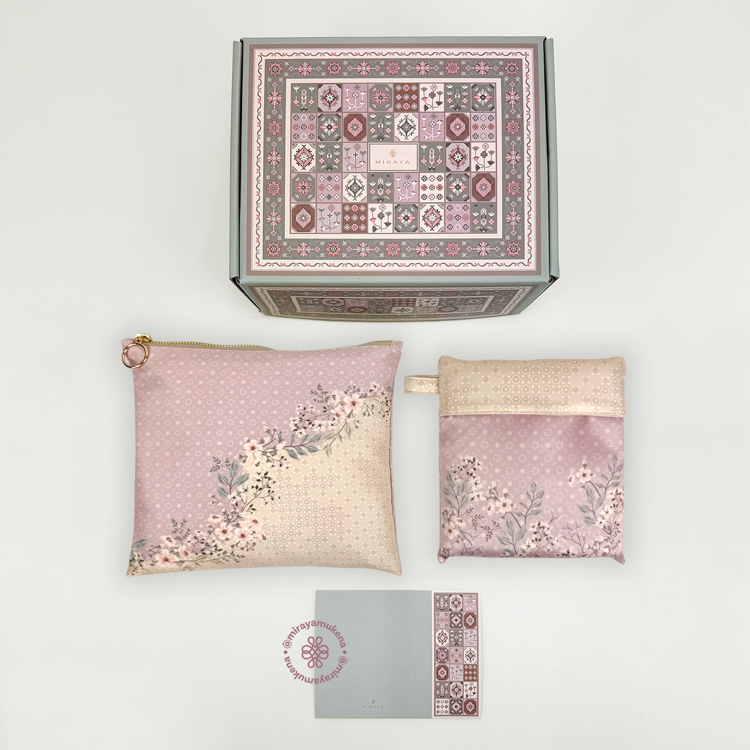 Hampers Mukena Sajadah Miraya Wisteria Primrose