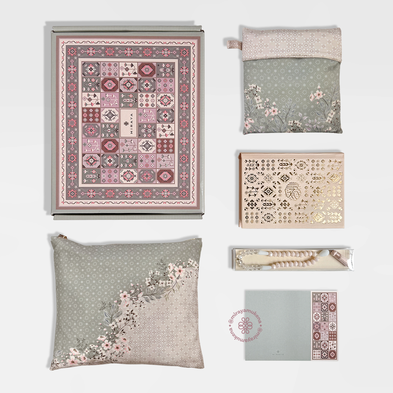 Hampers Set Miraya Wisteria Moss