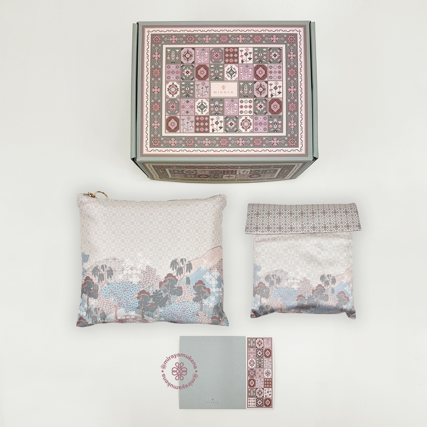 Hampers Mukena Sajadah Miraya Jardin Moon
