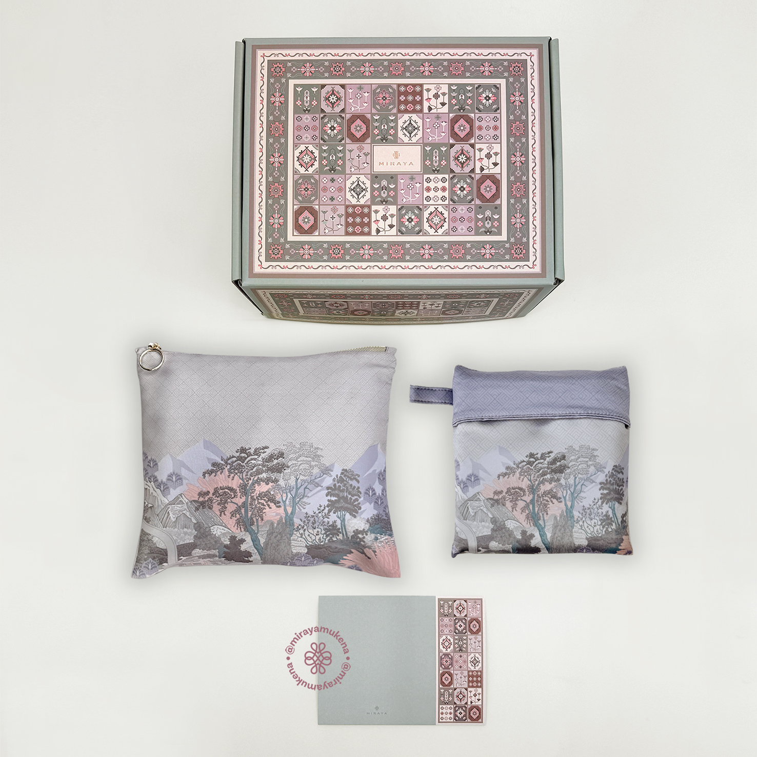 Hampers Mukena Sajadah Miraya Le Marais Silver