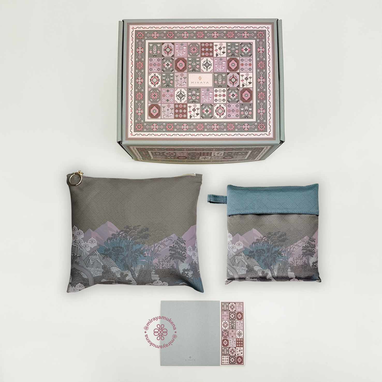 Hampers Mukena Sajadah Miraya Le Marais Olive
