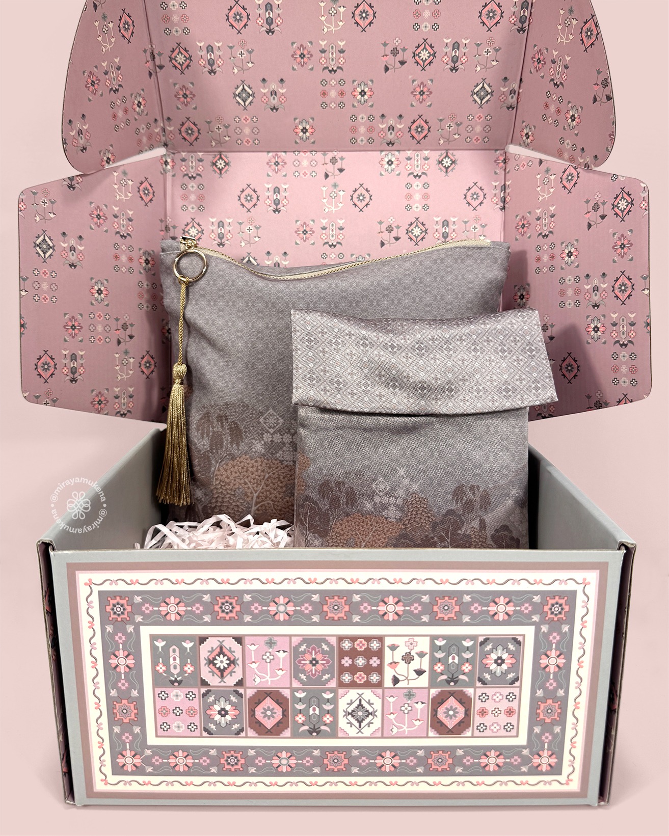 Hampers Mukena Sajadah Miraya Jardin Stone