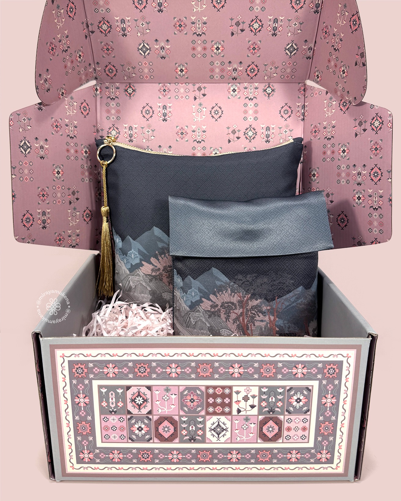 Hampers Mukena Sajadah Miraya Le Marais Graphite