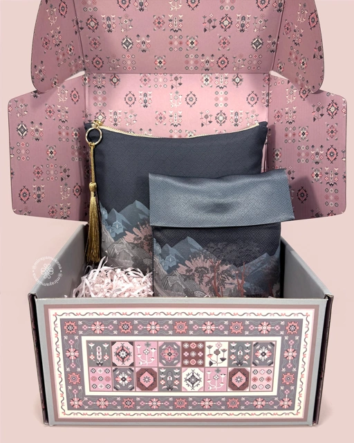 Image of Hampers Mukena Sajadah Miraya Le Marais Graphite