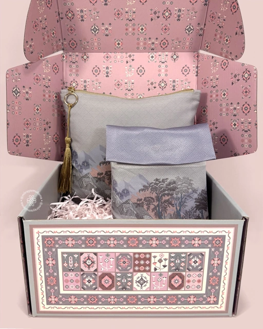 Image of Hampers Mukena Sajadah Miraya Le Marais Silver