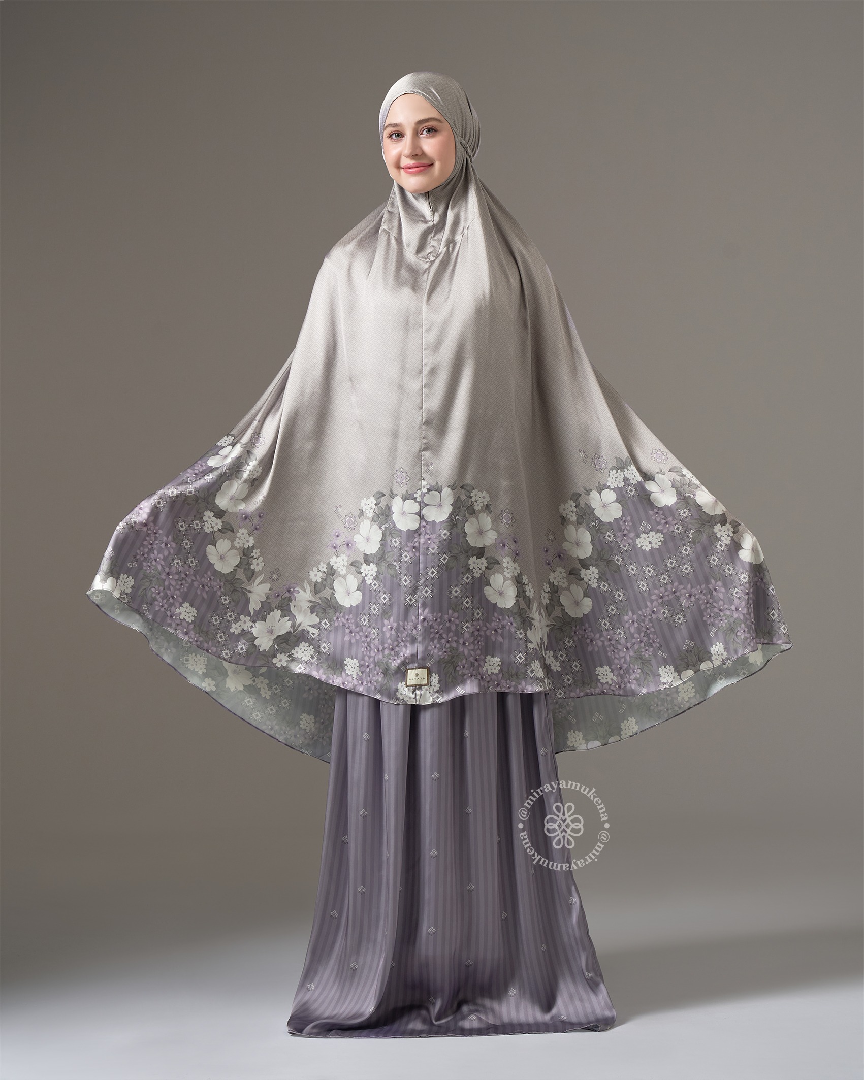 Mukena Travel Printing Miraya Lushmere Mist