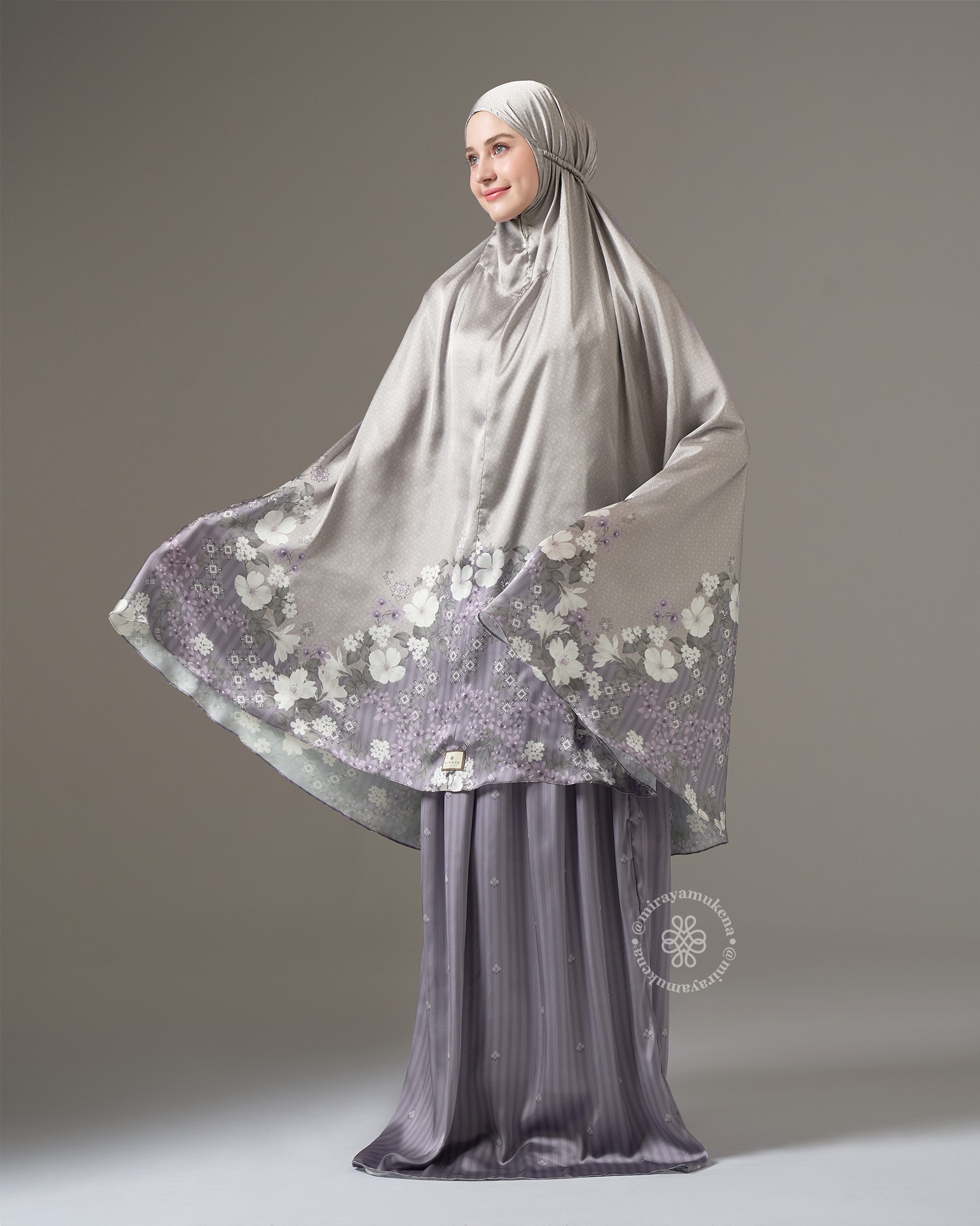 Mukena Travel Printing Miraya Lushmere Mist