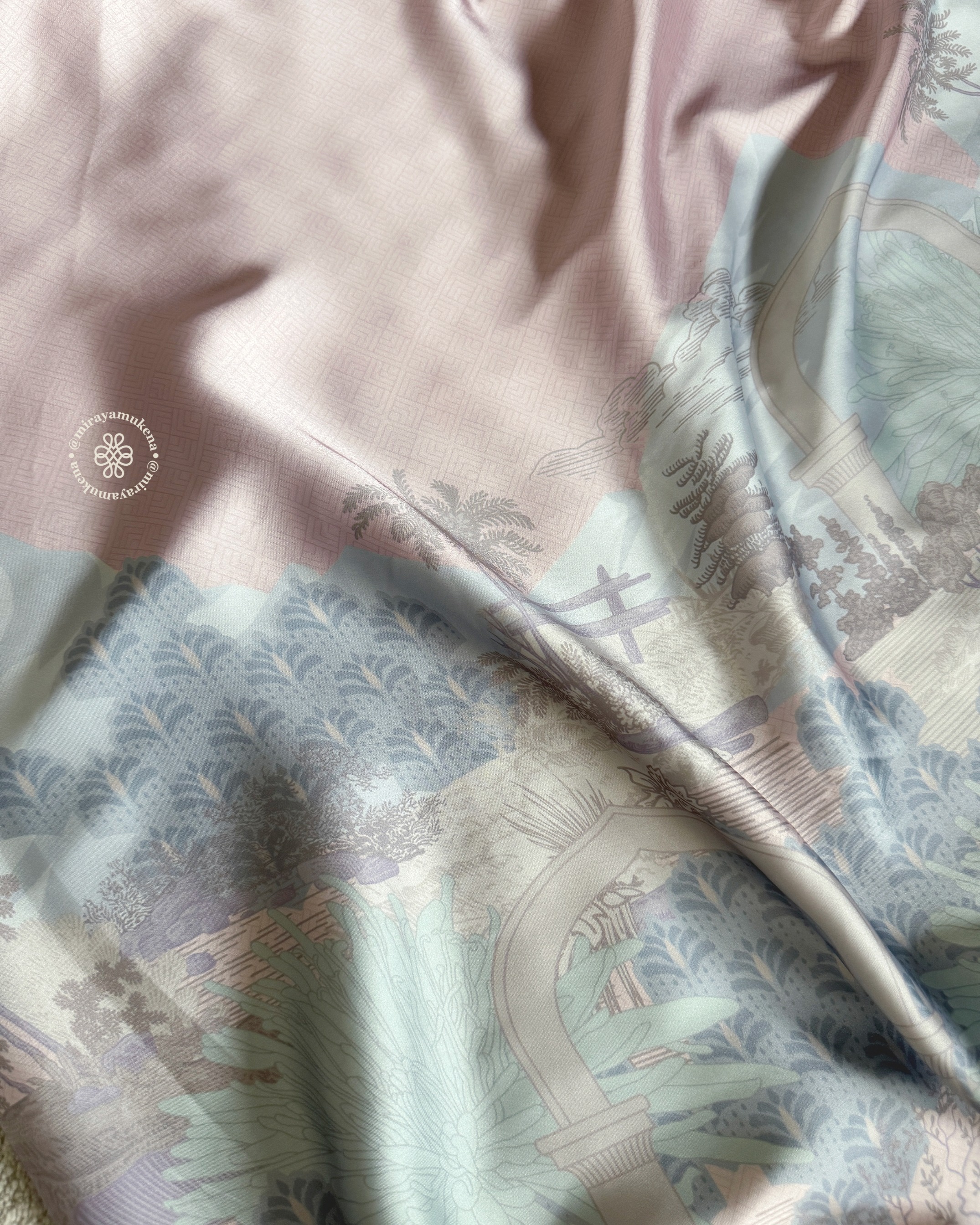 Mukena Travel Printing Miraya Le Marais Pink